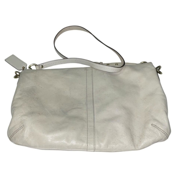 Coach Ergo Convertible Off White Cream Leather Tote Shoulder Crossbody Bag - Picture 7 of 11